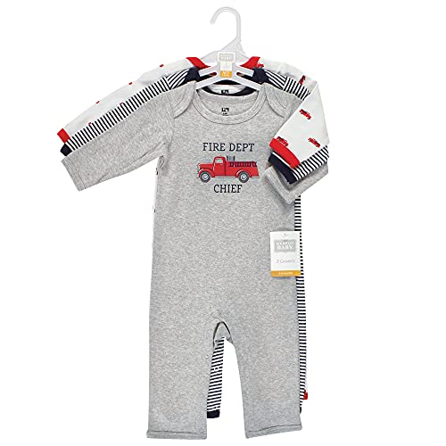 Image of Hudson Baby Baby Cotton Union Suit, 3 Pack