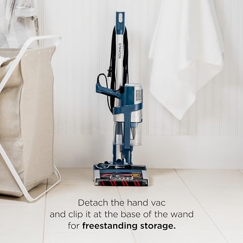 Shark Stratos Corded Stick Vacuum, DuoClean PowerFins, Navy, HZ3002 - image 7