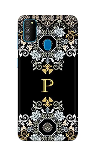 Image of Printed Hard Back Cover Case for Samsung Galaxy M30s Back Cover (Alphabet P) -1803
