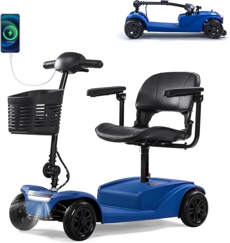 WayCare 15-25 Miles Long Range Mobility Scooter, Wheelchair Device, Powered