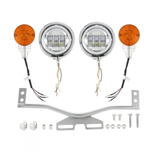 Lampe clignotants et phares projecteurs de passage moto pour les longs voyages de nuit