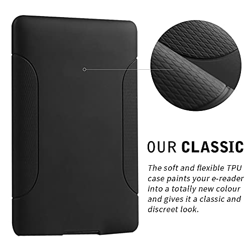 Image of Case for All-New Kindle Paperwhite (12th Generation, 2024 Release) - Slim Fit TPU Gel Protective Cover Case for All-New Kindle Paperwhite E-Reader 7 inch (Black)