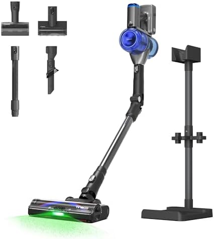 Tineco Pure ONE S70 Akku Staubsauger, 200 AW, LED, 3DSense Pro Reinigungssystem, bis zu 95 Min. 6-stufiges Filter, ZeroTangle-Bürste, Intelligenter Kabelloser Handstaubsauger