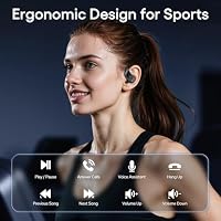 TAGRY Hybrid Active Noise Cancelling Wireless Ear Buds 80 Hrs Playtime Hi-Res Stereo Quality Bluetooth Earbuds with Transparency Mode Headphones Bluetooth Earhooks ANC Earphones for Work — image 6