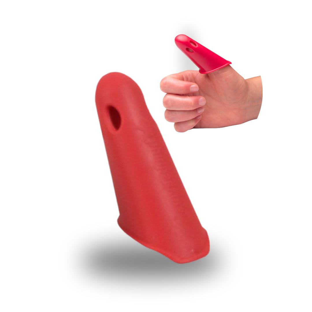 Massage Tool for Deep Tissue and Trigger Point Massage – Thumb and Joint Support for Massage Therapists, Chiropractors and Physical Therapists – Hand Protection Aid (Small, Red)