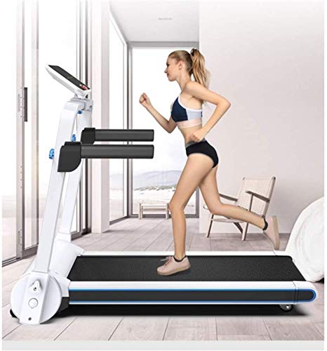 Caminadora eléctrica plegable con display LCD y ruedas miniatura 3
