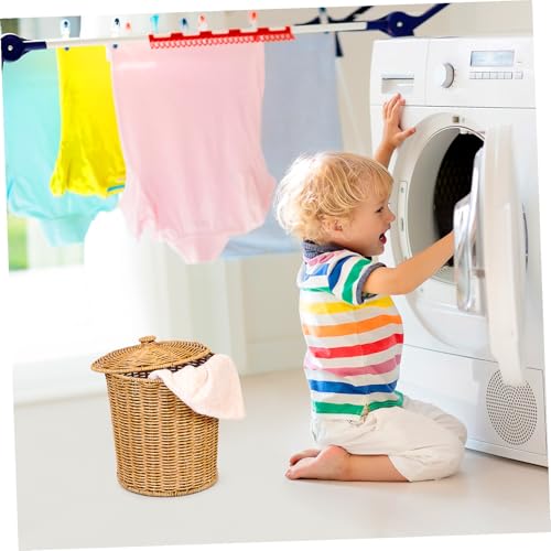 Panier à linge osier portable multiusage pour ranger les jouets - 8