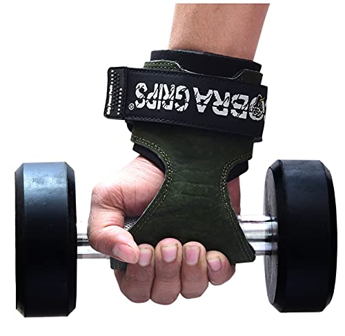 Image of Cobra Grips Weight Lifting Gloves with Adjustable Neoprene Padded Wrist Wraps - Heavy Duty Alternative to Power Lifting Hooks for Deadlifts