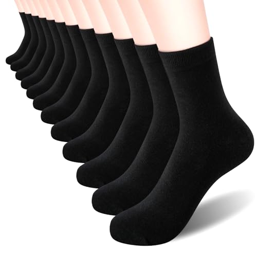 6 Pairs Thin Ankle Socks for Men and Women, Quarter Length, Athletic Running Work Socks