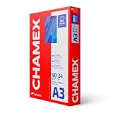 Chamex 03071740178 Papel Branca, A3-297 420mm, Pacote com 500 Folhas