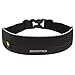 Build & Fitness Riñonera Running – Cinturón Hombre/Mujer Ajustable, Clip para Llaves - Ligero, Fino, Manos Libres – Móviles, Llaves, Tarjetas – Riñonera Deportiva Running, Gimnasio, Yoga, Deporte