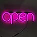 Produktbild MOOUK LED Leuchtschild Open,Leuchtreklame geöffnet,Neonlicht Lichtwerbung Leuchtreklame für Bar, Schaufensterwerbung, Business, Büro, Laden, Restaurant(Rosa)
