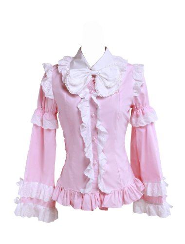 Antaina Pink Lolita Tutu Skirt - Ruffled Layered Cotton With Petticoat - View #14