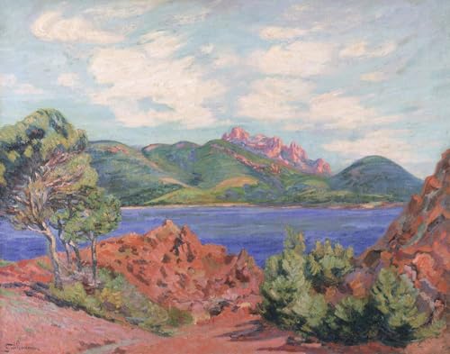 Tableaux d'art Guillaumin The Bay of Agay impression haute définition toile