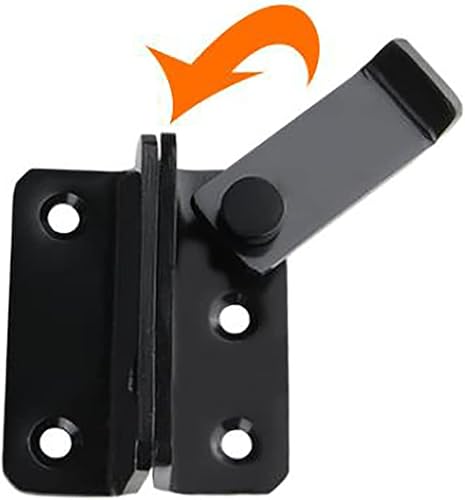 Miniatura 3 de Cerradura de puerta corrediza de granero, pestillos de puerta de acero inoxidable, pestillo de seguridad para gabinete de vino, baño, exterior,