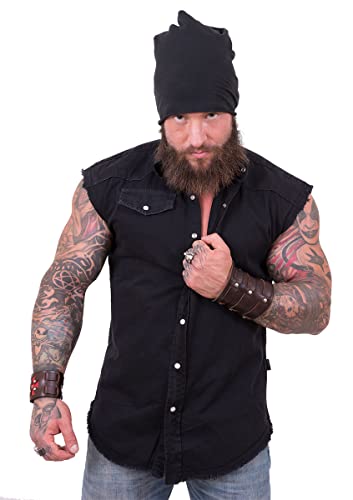 Spiral Solid Black Uomo Gilet Nero L 100% Cotone Regular - 4