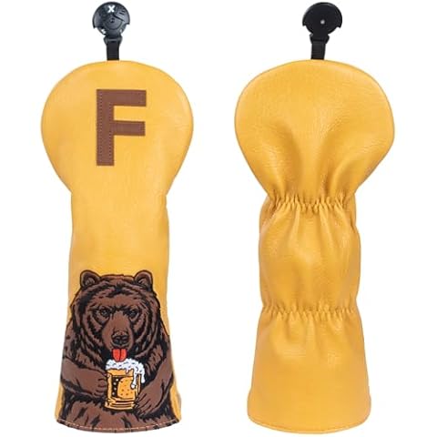LZFAN Golf Club Head Cover with Embroidery Cover