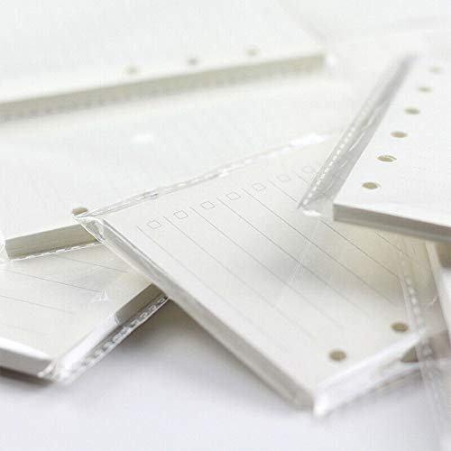 Recharge De Feuilles Quotidiennes A5 - 135 Pages, 6 Trous, Papier 100 G/m² - Pour Planner, Agenda, Organisation Journalière - 5