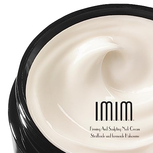 Neck Cream imim Hals und Dekollete Creme Halscreme Straffend Mit Kollagen & Hyaluron, Anti Falten Creme Soforteffekt, Doppelkinn Entferner, Straffer Hals und Dekolleté, für Frauen & Männer, 50 ml