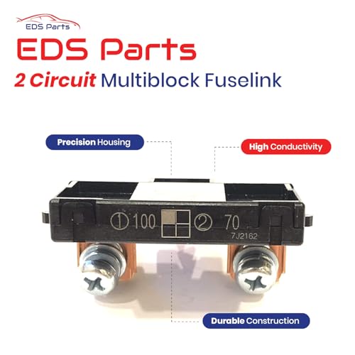 EDS 38231-SDA-A01 38231SDAA01 Fuselink Fuse Multi Block (100Amp/70Amp) | OEM-Style Replacement with 2 Screws | Fits Honda Accord, Civic, CRV & Acura TSX | MUSB-A1 MUSBA1 Compatible | Made in Japan