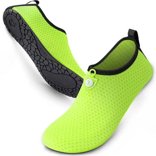 SIMARI Water Shoes for Women Men Swim Aqua Socks Beach Pool Essentials Barefoot Surf River Boat Kayak Sea Yoga Sand Exercise Sport Accessories Breathable Quick-Dry Adult Youth Kid Size SWS001