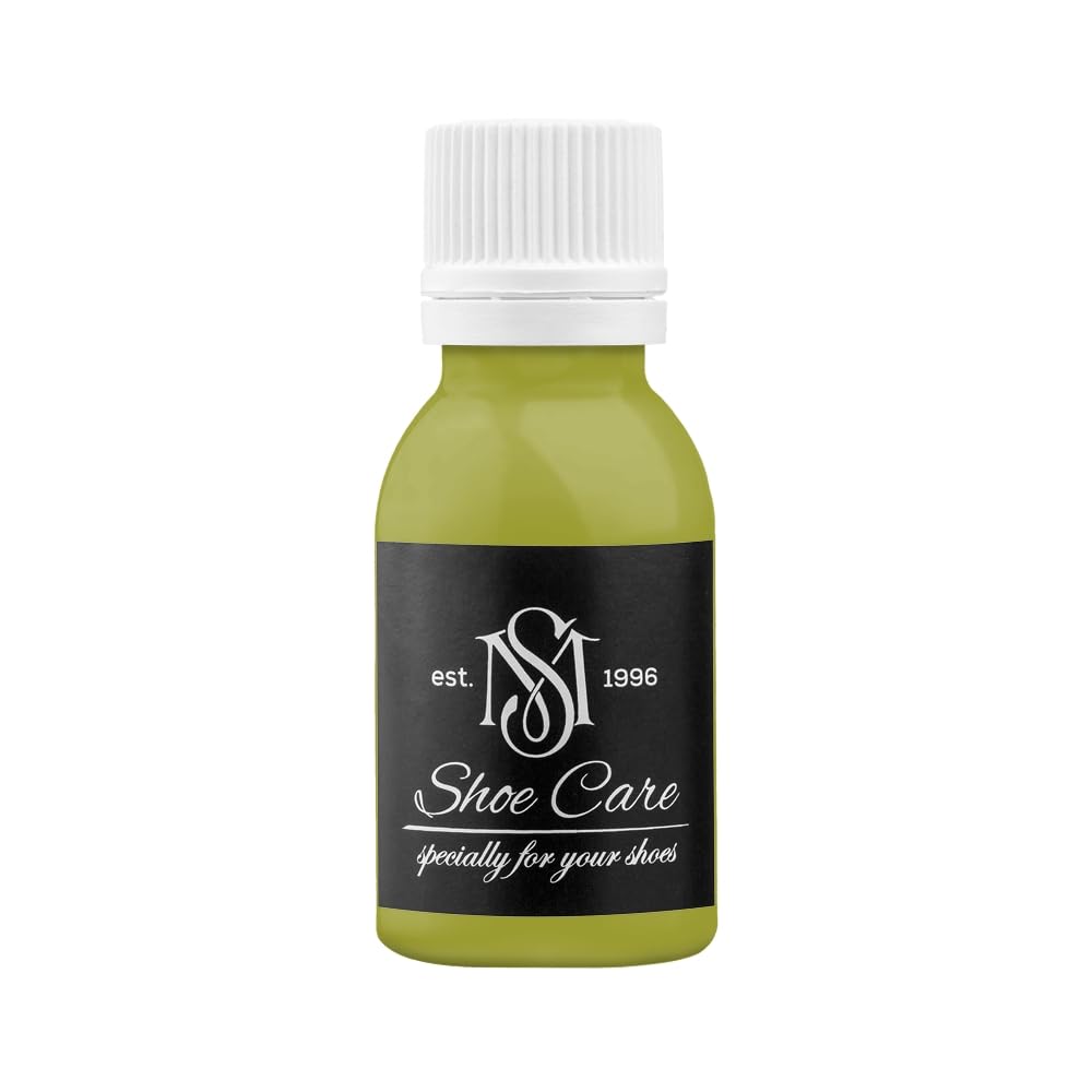Peinture cuir haute couvrance Jaune Olive Mat MAVI STEP pour chaussures