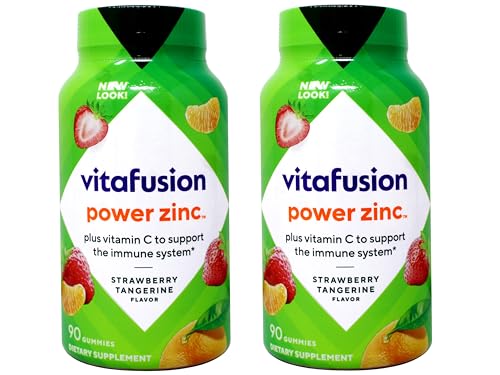 Vitafusion Power Zinc Gummy Vitamin 2 Bottle (180 ct Totally.)