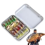 Compatibilité plans d'eau : Ces leurres de pêche à la mouche pour truite fonctionnent parfaitement en lac, rivière, ruisseau et étang. Ils permettent pêcheurs de maximiser leurs prises en s'adaptant écosystèmes aquatiques variés où prospèrent les truites, garantissant une performance fiable quel que soit le lieu de pêche choisi.