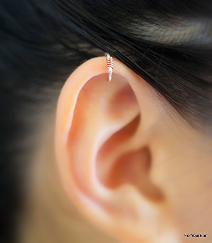 99) No Piercing Dainty Cartilage Hoop Ear Cuff