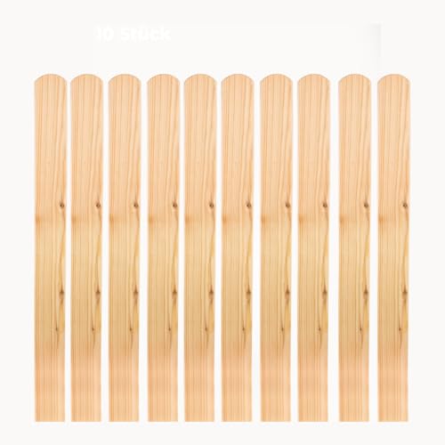 Zaunlatten Holzpaket Usedom 10 Stück aus Lärche, 20×90 mm