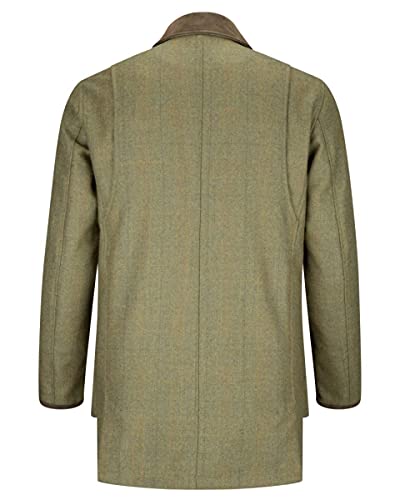 Hoggs of Fife Kinloch Men's Technical Tweed Field Coat - Autumn Bracken / XXL - 3