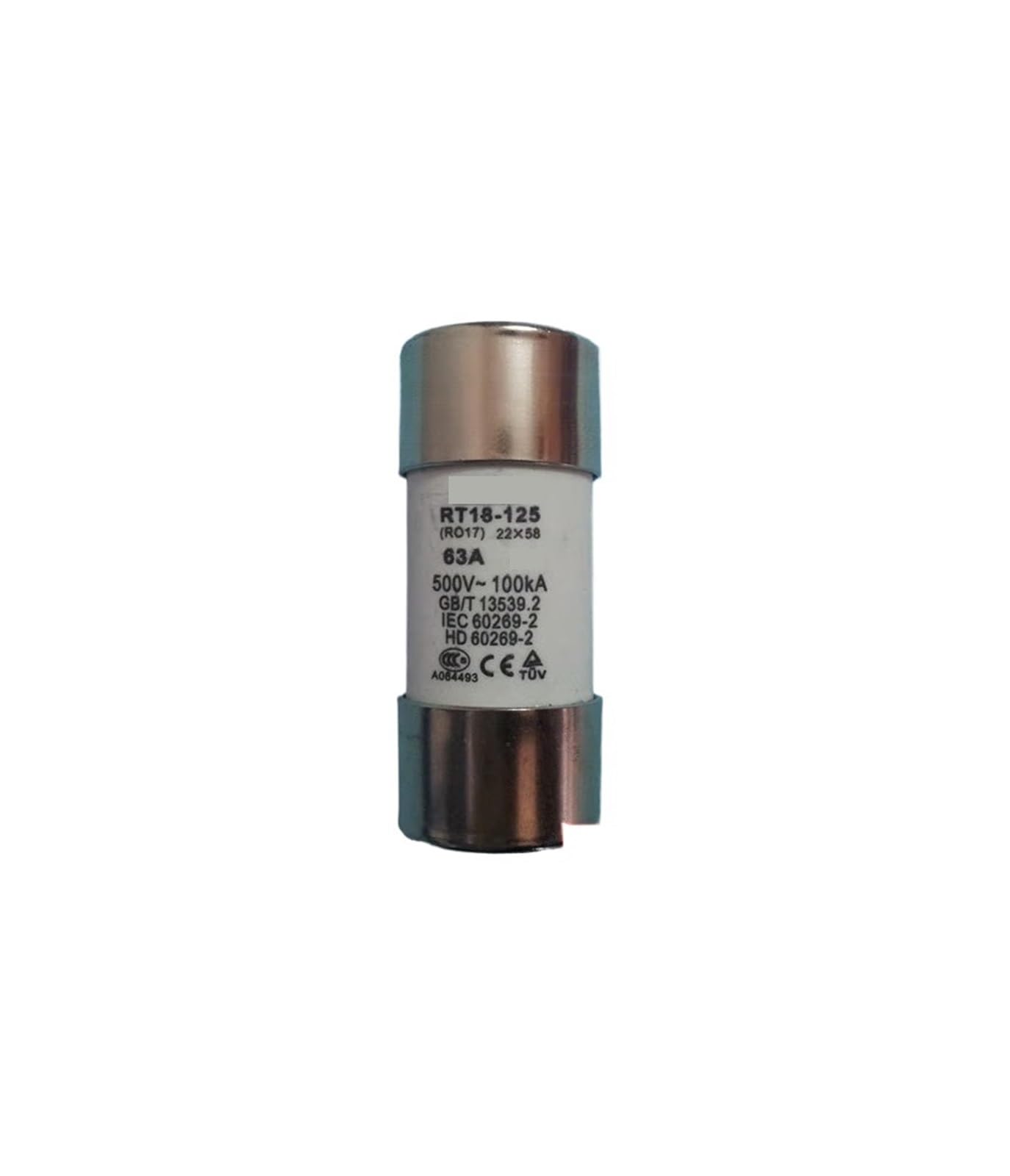 Fusible 22 * 58 RT14-63 pour éviter la surcharge des moteurs électriques de 10A à 63A