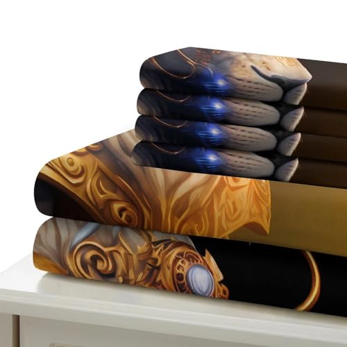 Housse de couette dragon 3D en microfibre résistante et hypoallergénique 200x200