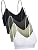4 Pieces V Neck Cami Bra Padded Seamless Bralette Straps Sleeping Bra for Women Girls (Large-X-Large, Seamless Style)
