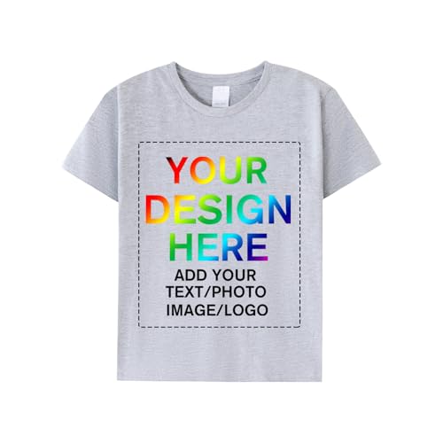 Custom Personalized Shirt for Kids Children Boys Girls - Personalized Kids Shirt with Text Photo Image - Front and Back Print2