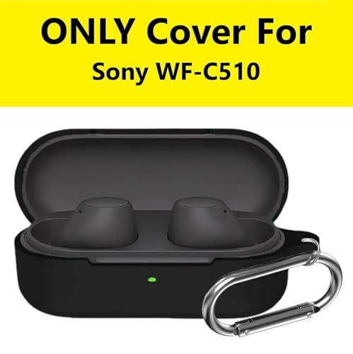 Image of Hamper Protective Case Cover for Sony WF-C510 Truly Wireless in-Ear Bluetooth Earbuds (Green.)