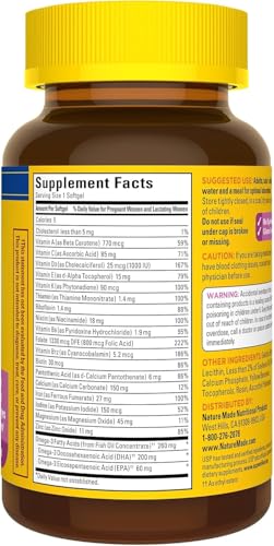 Image of Nature Made Prenatal + DHA 200 mg Multivitamin Softgels 60 Ct