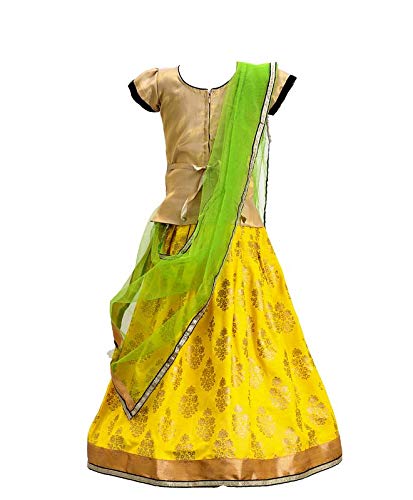 Image of Aglare Girl's Net Readymade Lehenga Choli