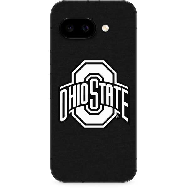 Skinit Decal Phone Skin Compatible with Google Pixel 9a - Officially Licensed Ohio State University OSU Black Design