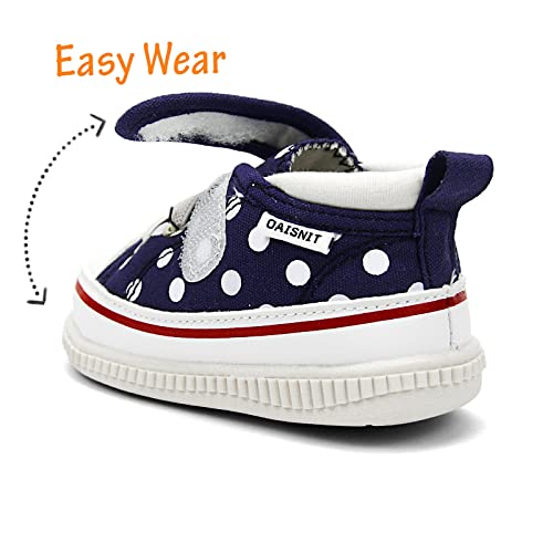 Baby Boys Girls Squeaky Shoes Anti-Slip Soft Rubber Sole Canvas Sneakers Toddler First Walkers3