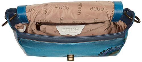 Image of Anna by Anuschka Women's Genuine Leather Flap-Over Medium Shoulder Bag
