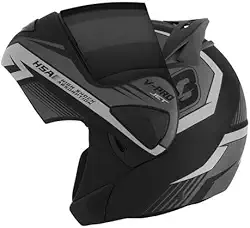 CAPACETE ESCAMOTEÁVEL PRO TORK V-PRO JET 3 CINZA TAM. 62 VIS. FUMÊ
