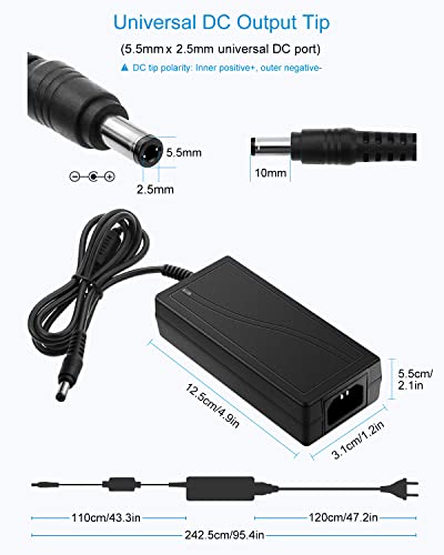 Transformateur 24V 3A stable de 72W pour module de bande LED 5050