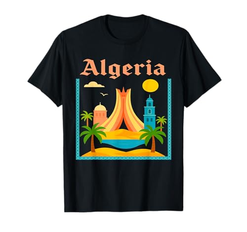 Algerie Mon Pays (imprimé sur Le Devant) T-Shirt