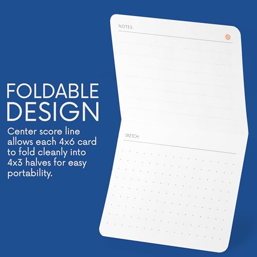 Cartes d'index à grille Notsu la solution pliable contre la surcharge mentale - 4