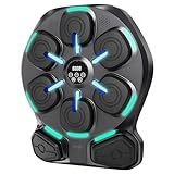 Zingtto Music Boxing Machine for Adults Kids, Large Size Boxing Music Workout Machine with 2 Pairs of Gloves, Home Gym Wall Punching Machine Boxing Training Equipment