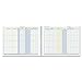 Adams Weekly Payroll Record, 20 Employee Capacity, Spiral Binding, 11 x 8.5 Inches, White, (AFR50)