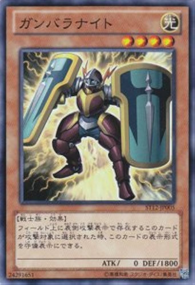 Amazon.co.jp: 遊戯王カード ガンバラナイト ST12-JP005N : ホビー