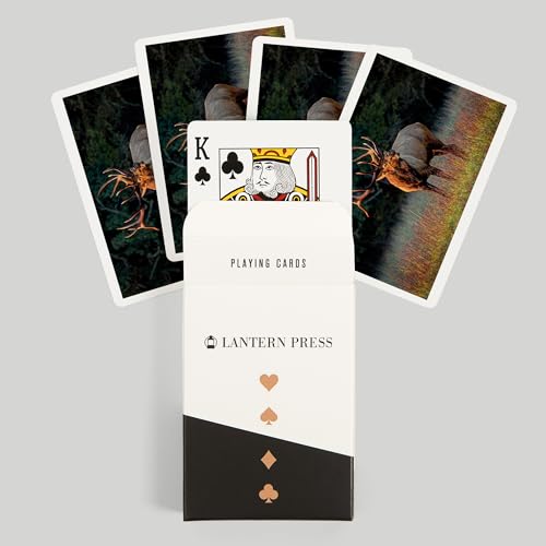 Lantern Press naipes de póker para adultos, 52 cartas miniatura 6