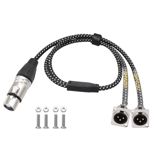 Câble répartiteur XLR femelle vers double mâle Y cordon audio symétrique pour installations